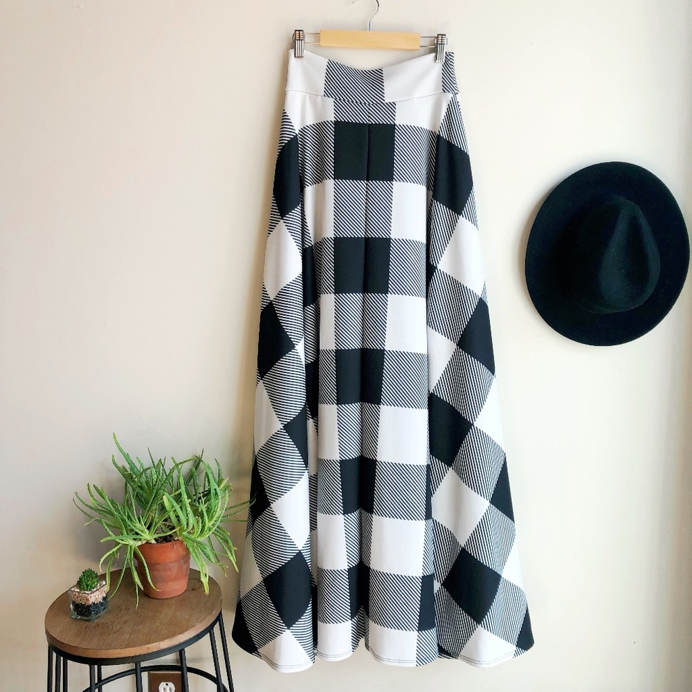 Agnes & Dora Buffalo Check Ball Skirt